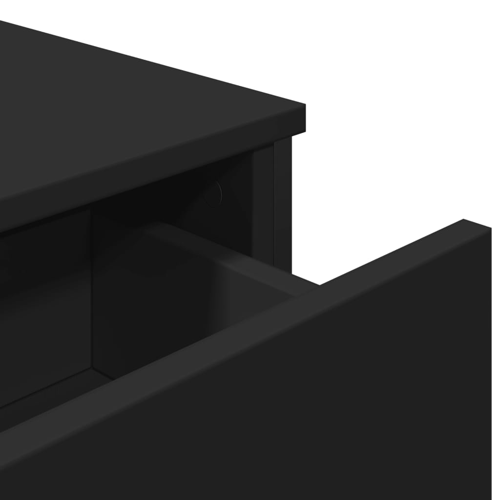 Skjenk Svart 97x32,5x74,5 cm