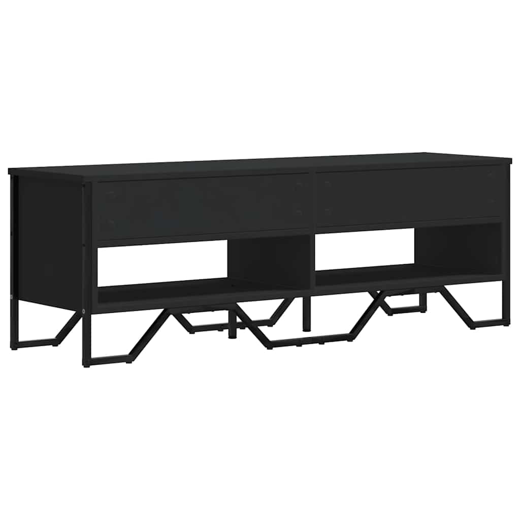 TV-Møbel Svart TV-benk 122x34x41 cm