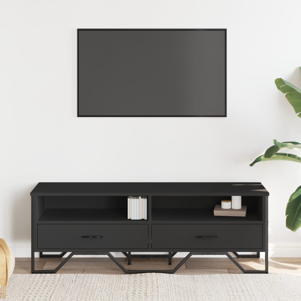 TV-Møbel Svart TV-benk 122x34x41 cm