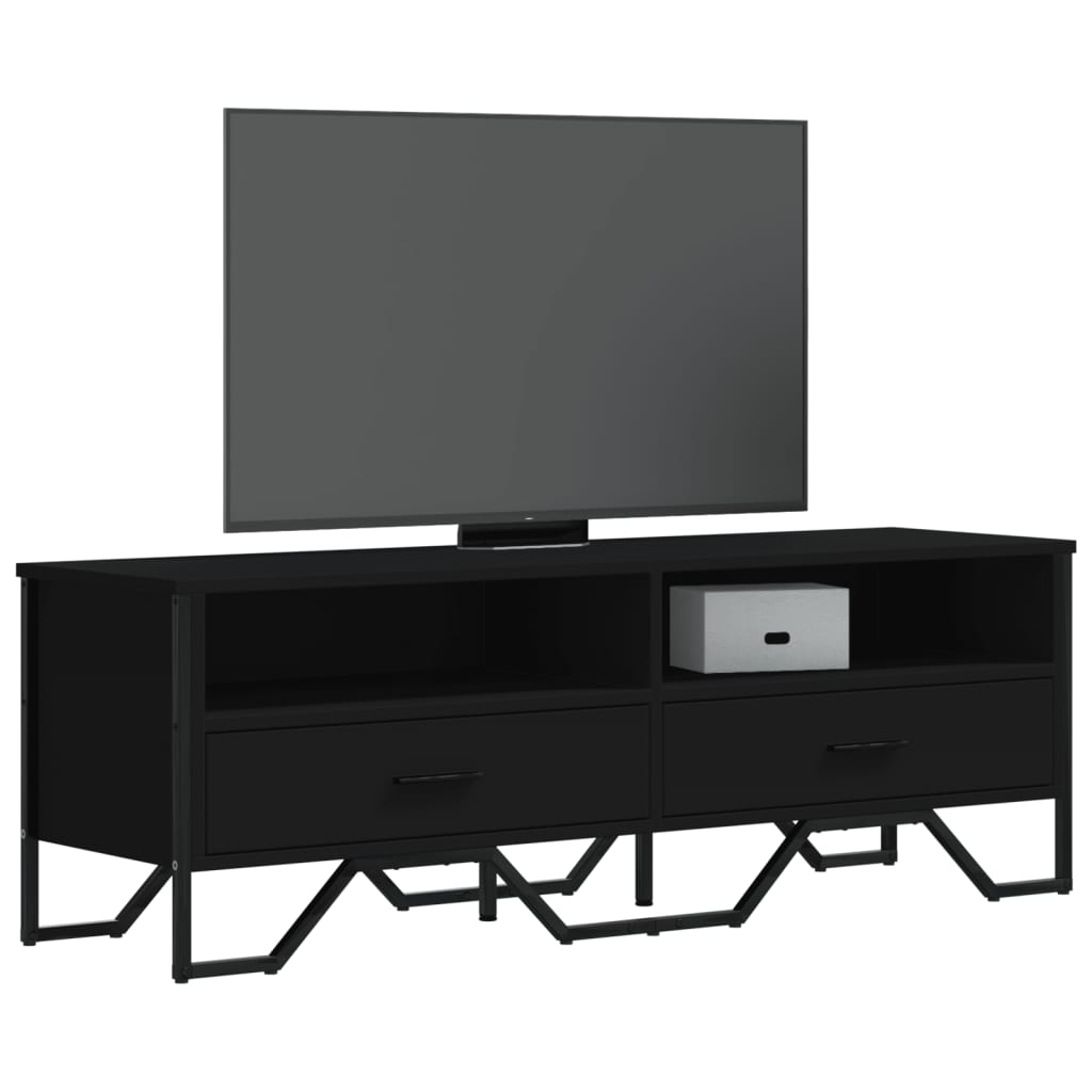 TV-Møbel Svart TV-benk 122x34x41 cm