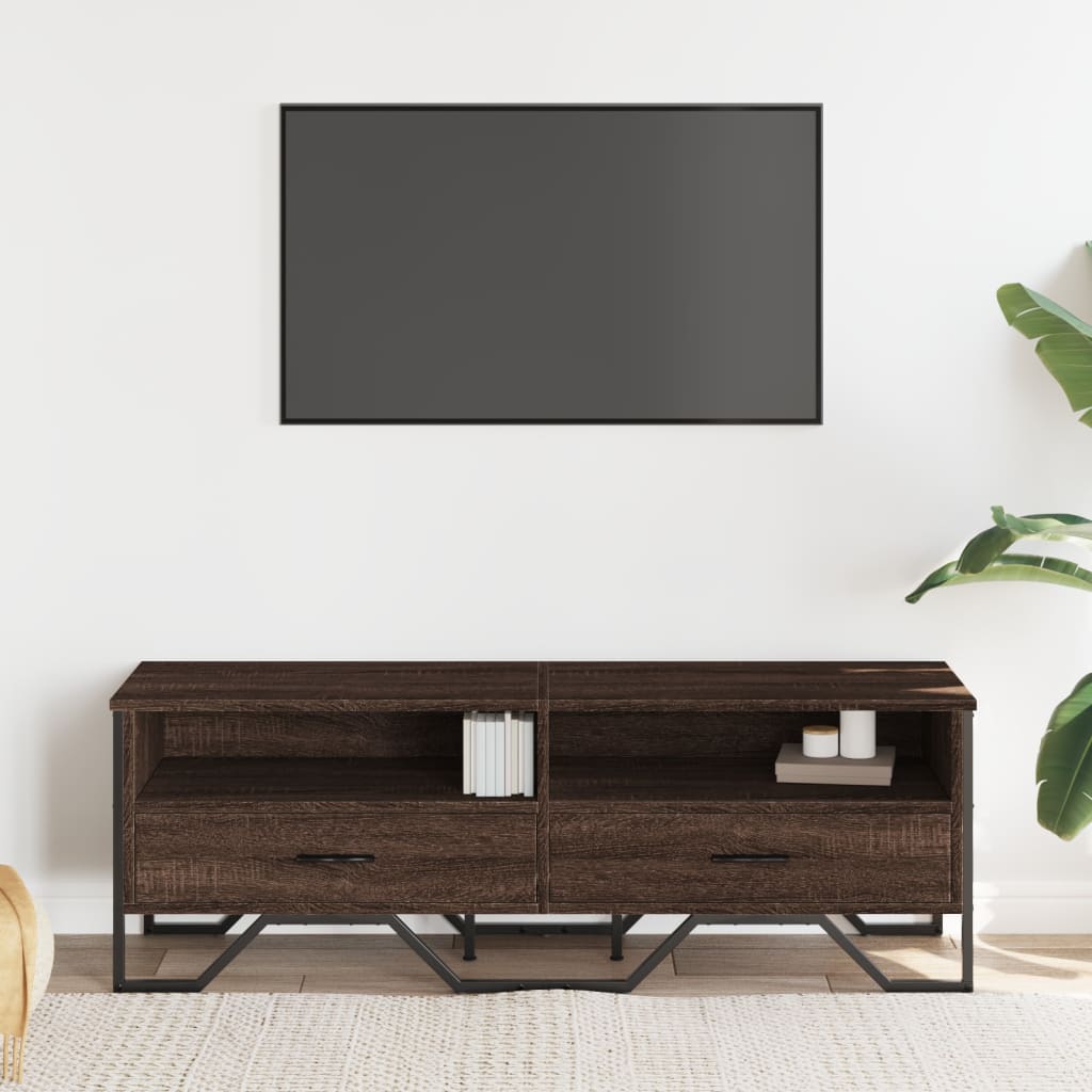 TV-Møbel Brun Eik TV-benk 122x34x41 cm