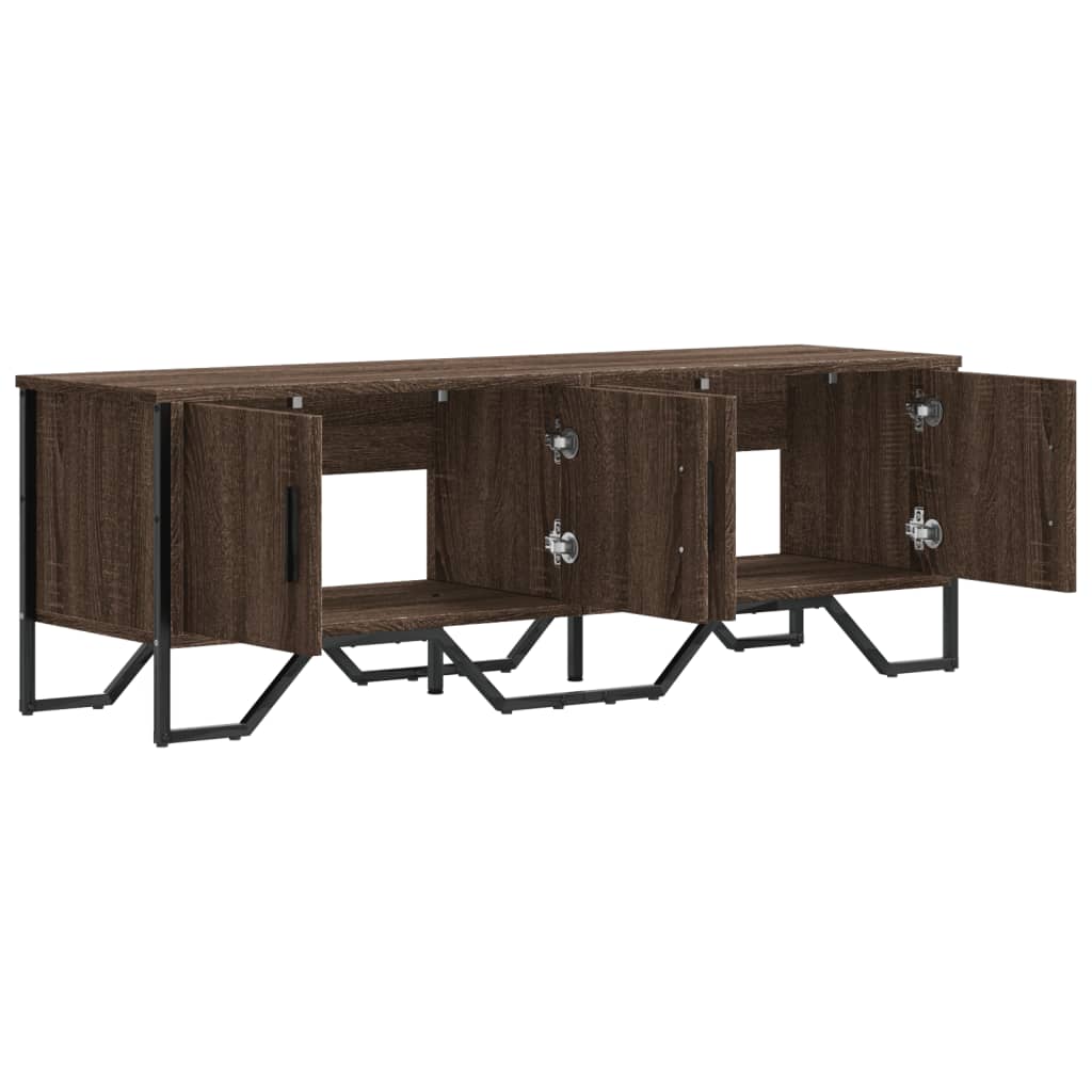 TV-Møbel Brun Eik Tv-benk 122x34x41 cm