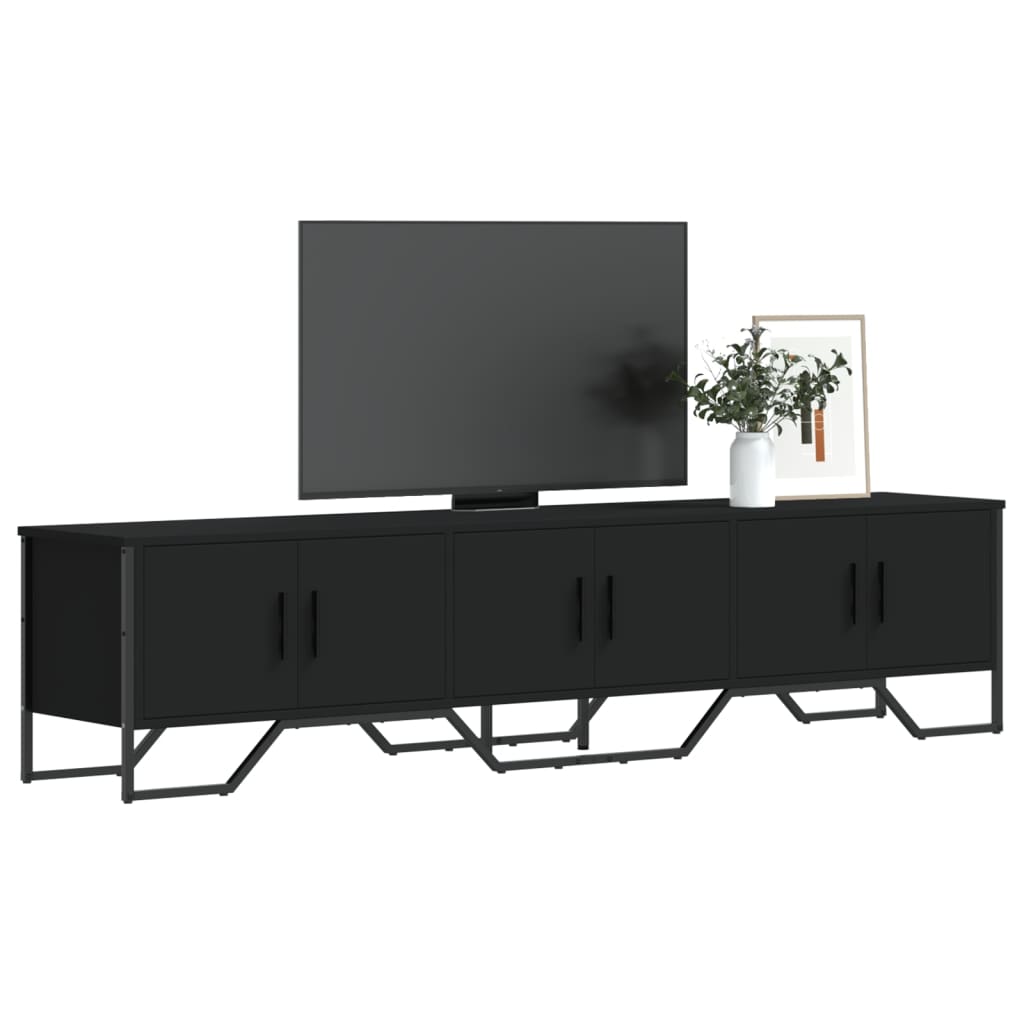 TV-Møbel Svart TV-benk 180x34x41 cm