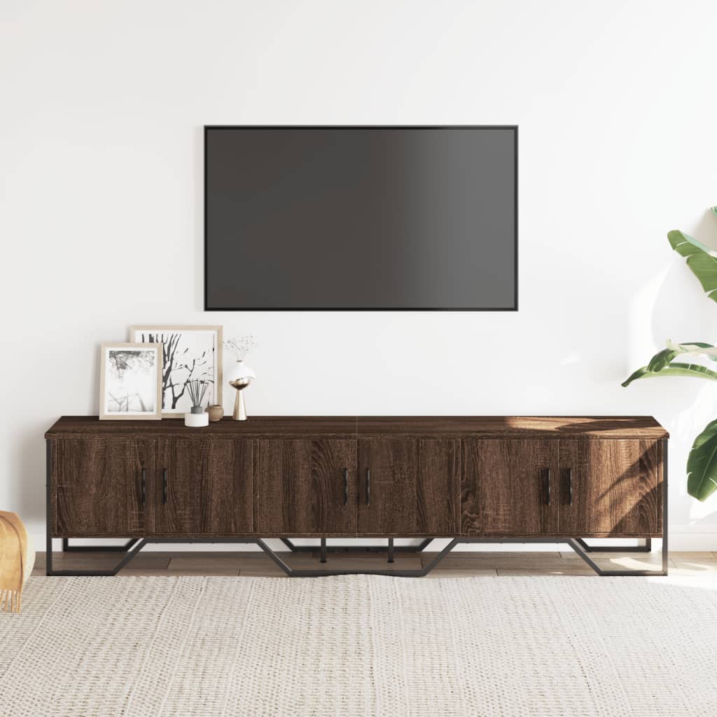 TV-Møbel Brun Eik TV-benk 180x34x41 cm