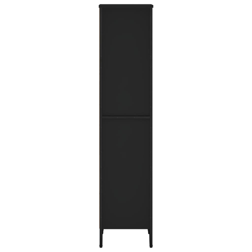 Bokhylle Svart 50x31x137,5 cm