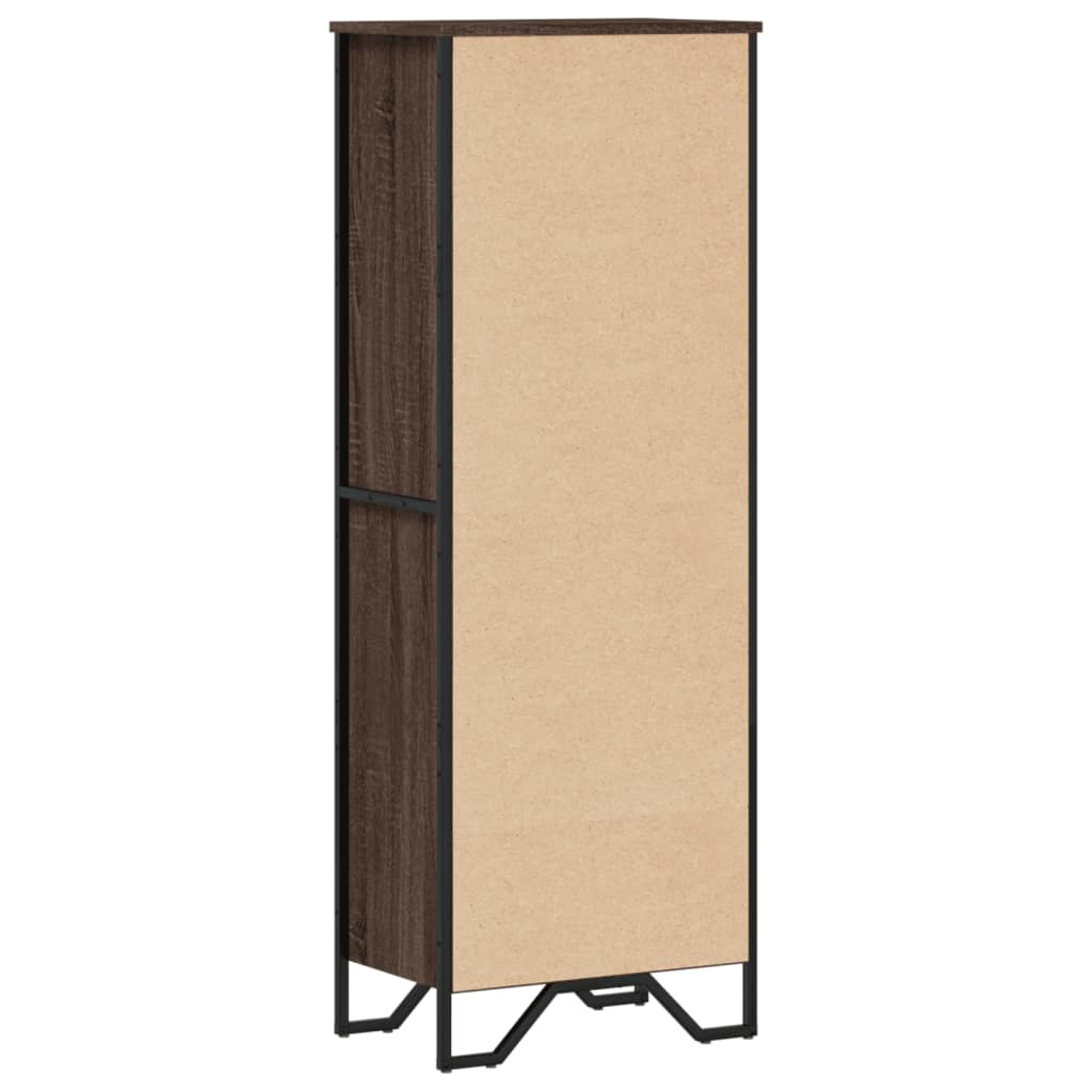Bokhylle Brun Eik 50x31x137,5 cm