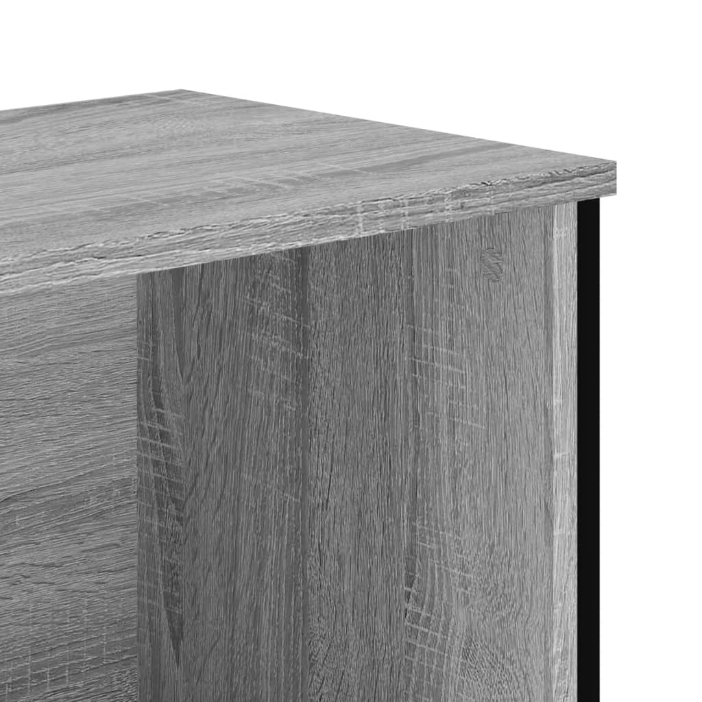 Bokhylle Sonoma Grå 80x31x106 cm