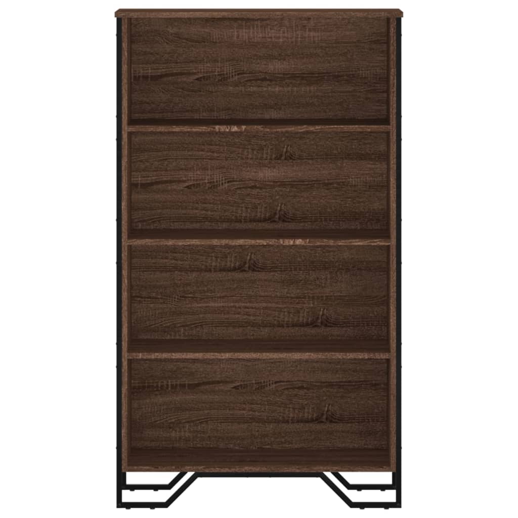 Bokhylle Brun Eik 80x31x137,5 cm