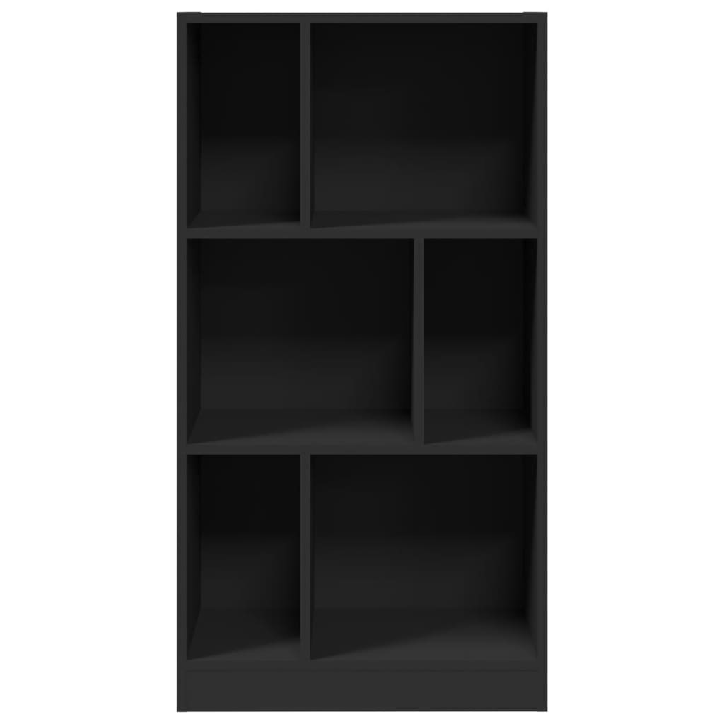 Bokhylle Svart 57x28,5x107,5 cm