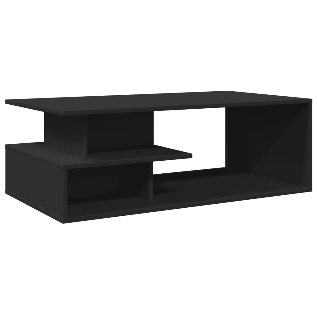 Salongbord Sofabord Svart 102x55x35 cm