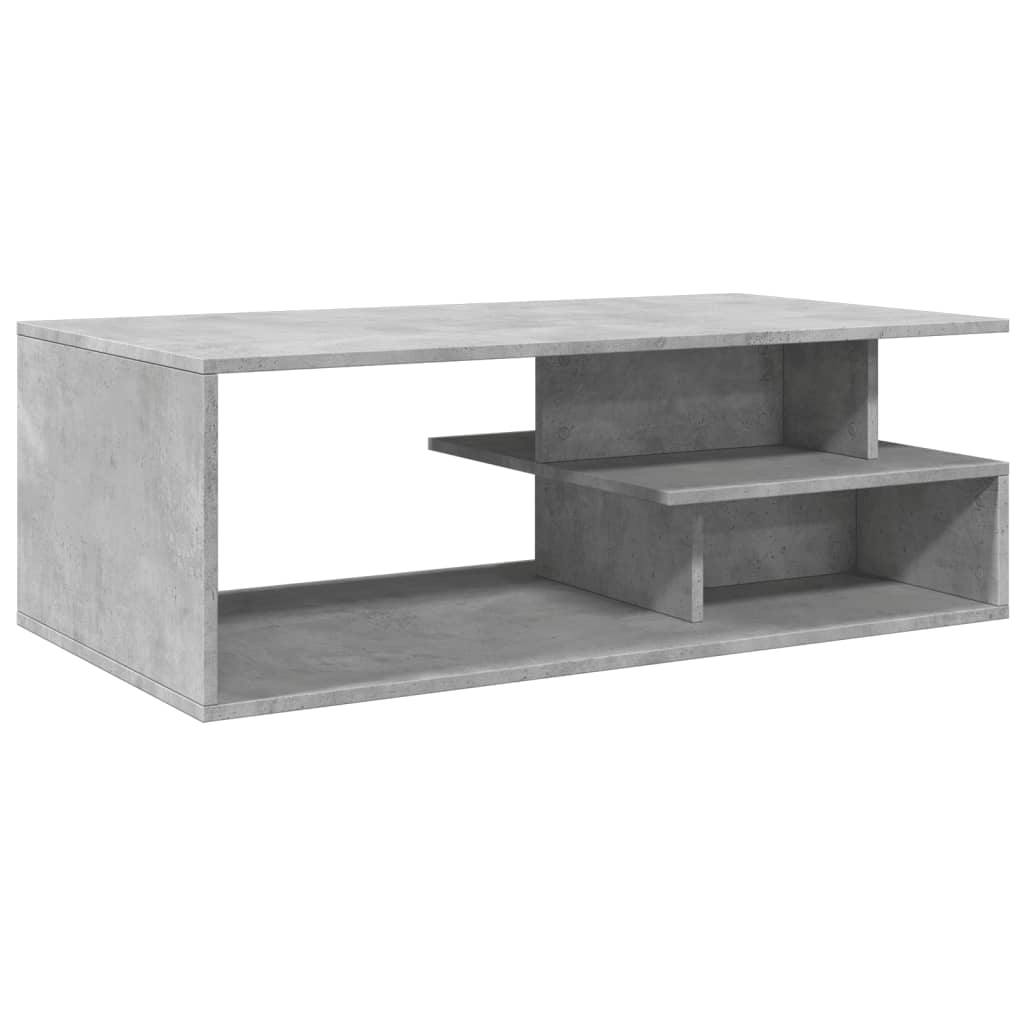 Salongbord Sofabord Betonggrå 102x55x35 cm