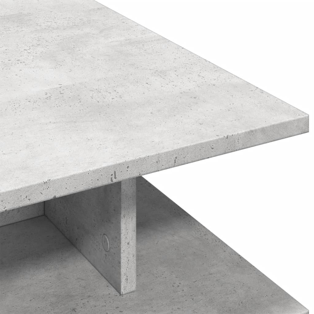 Salongbord Sofabord Betonggrå 102x55x35 cm