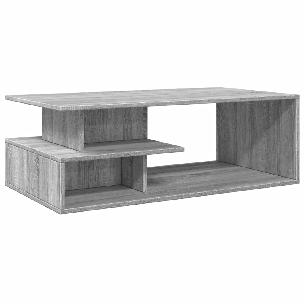 Salongbord Sofabord Sonoma Grå 102x55x35 cm