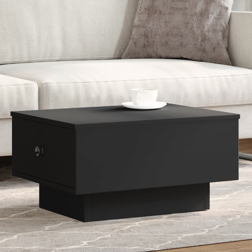 Salongbord Sofabord Svart 60x45x31 cm