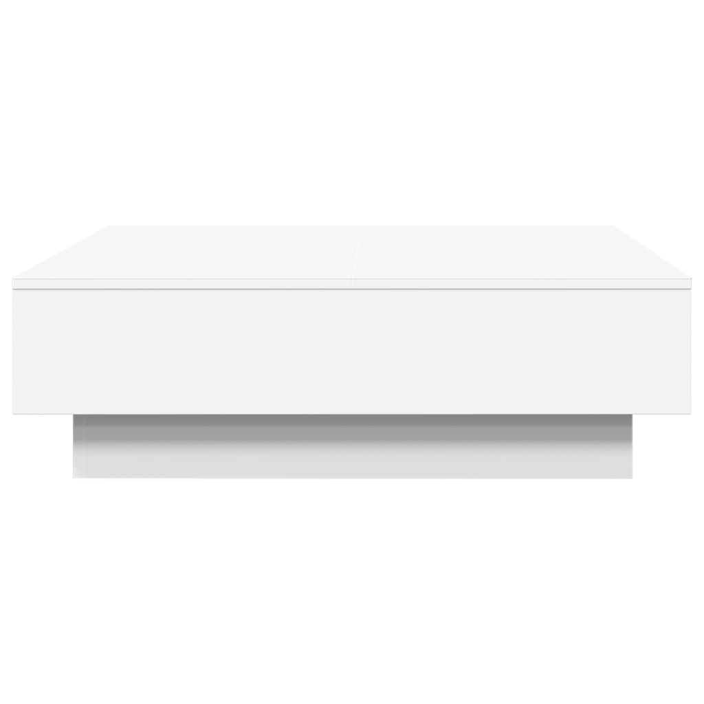Salongbord Sofabord Hvit 90x90x28 cm