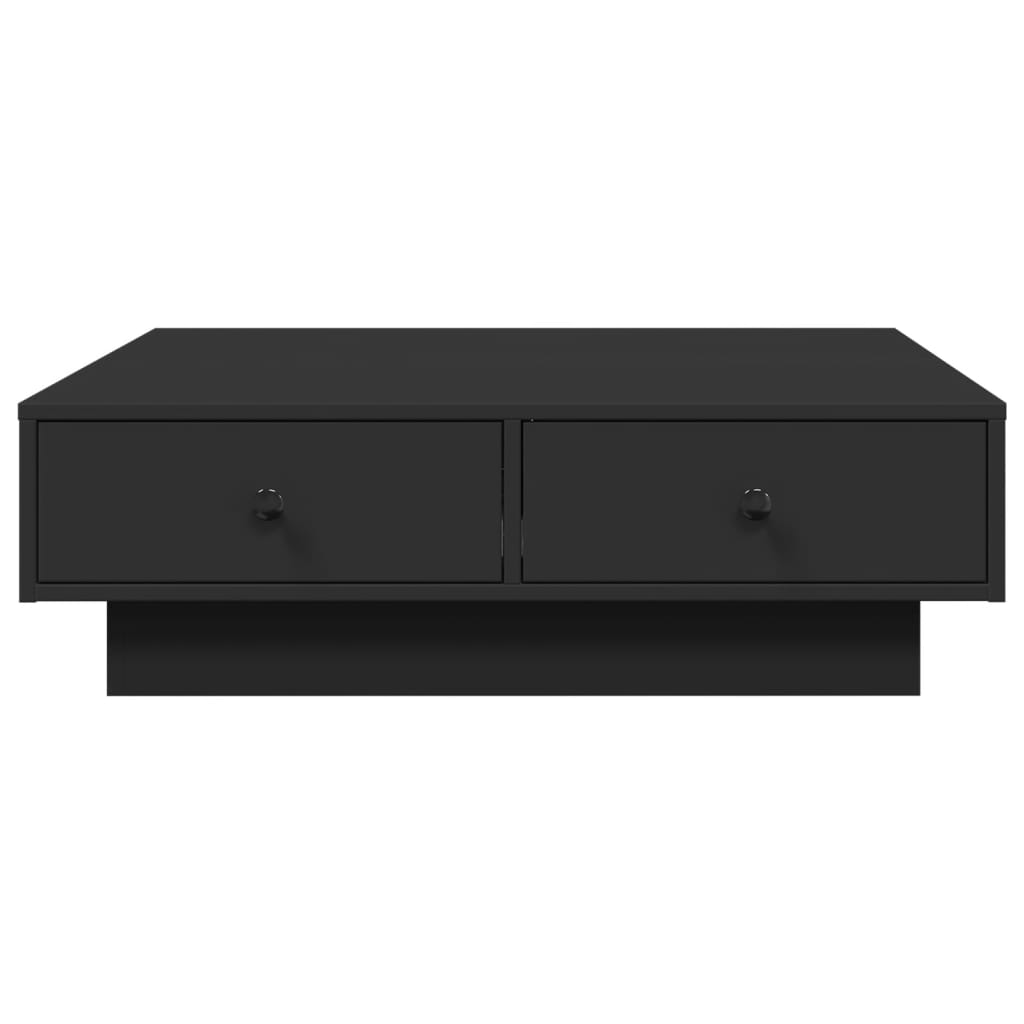 Salongbord Sofabord Svart 90x90x28 cm