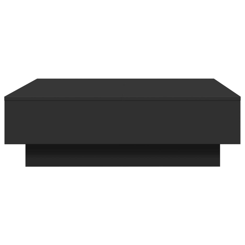 Salongbord Sofabord Svart 90x90x28 cm