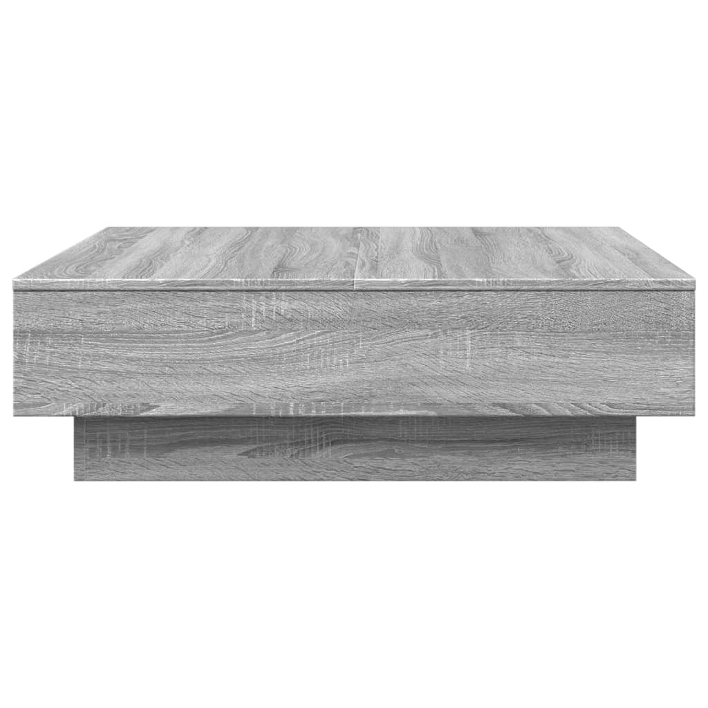 Salongbord Sofabord Sonoma Grå 90x90x28 cm