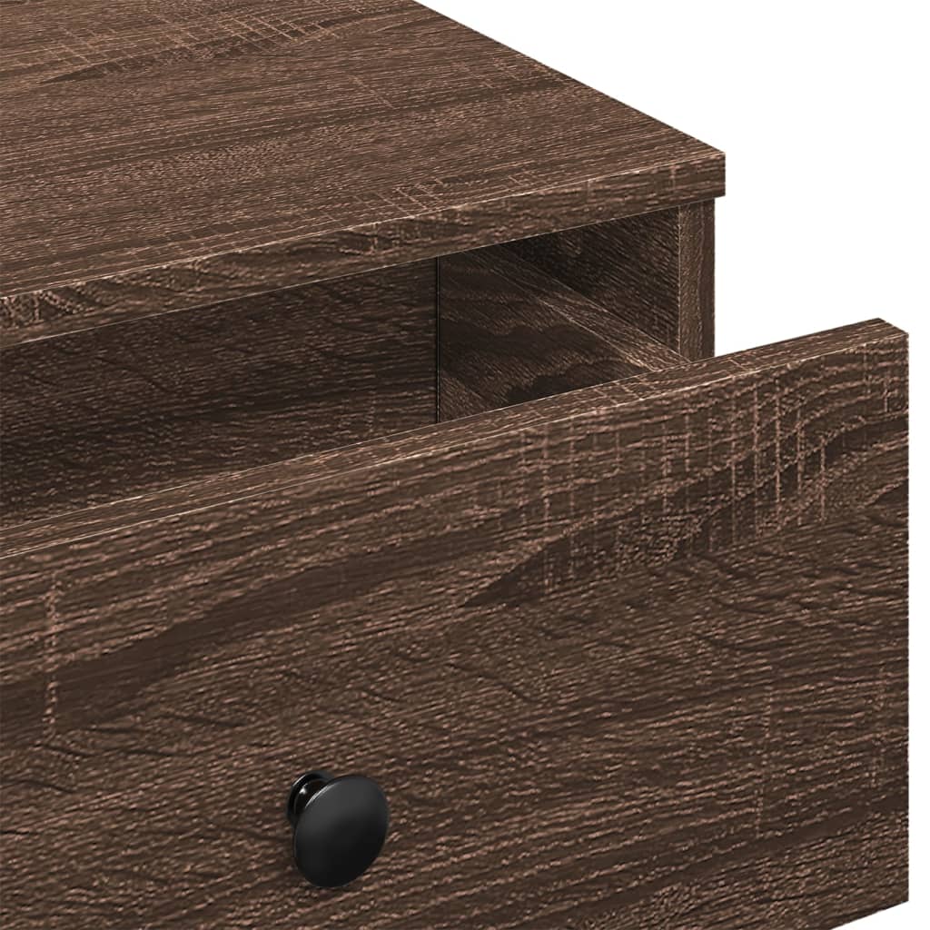 Salongbord Sofabord Brun Eik 90x90x28 cm