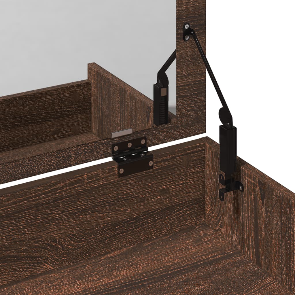 Sminkebord Brun Eik krakk 60x40x113,5 cm