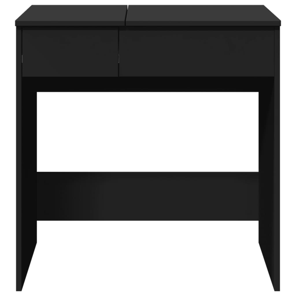 Sminkebord Svart speil 73x46,5x120 cm
