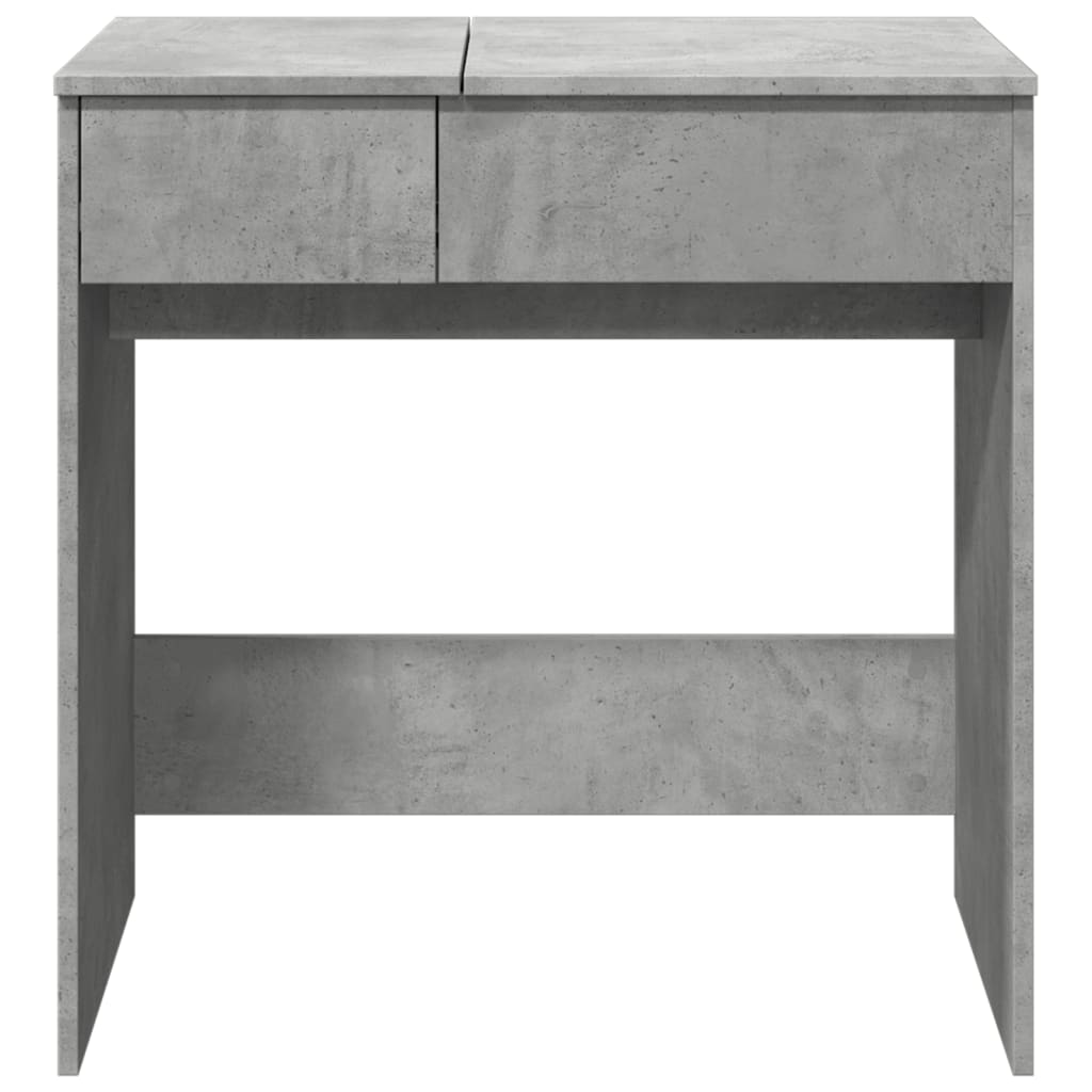 Sminkebord Betonggrå speil 73x46,5x120 cm