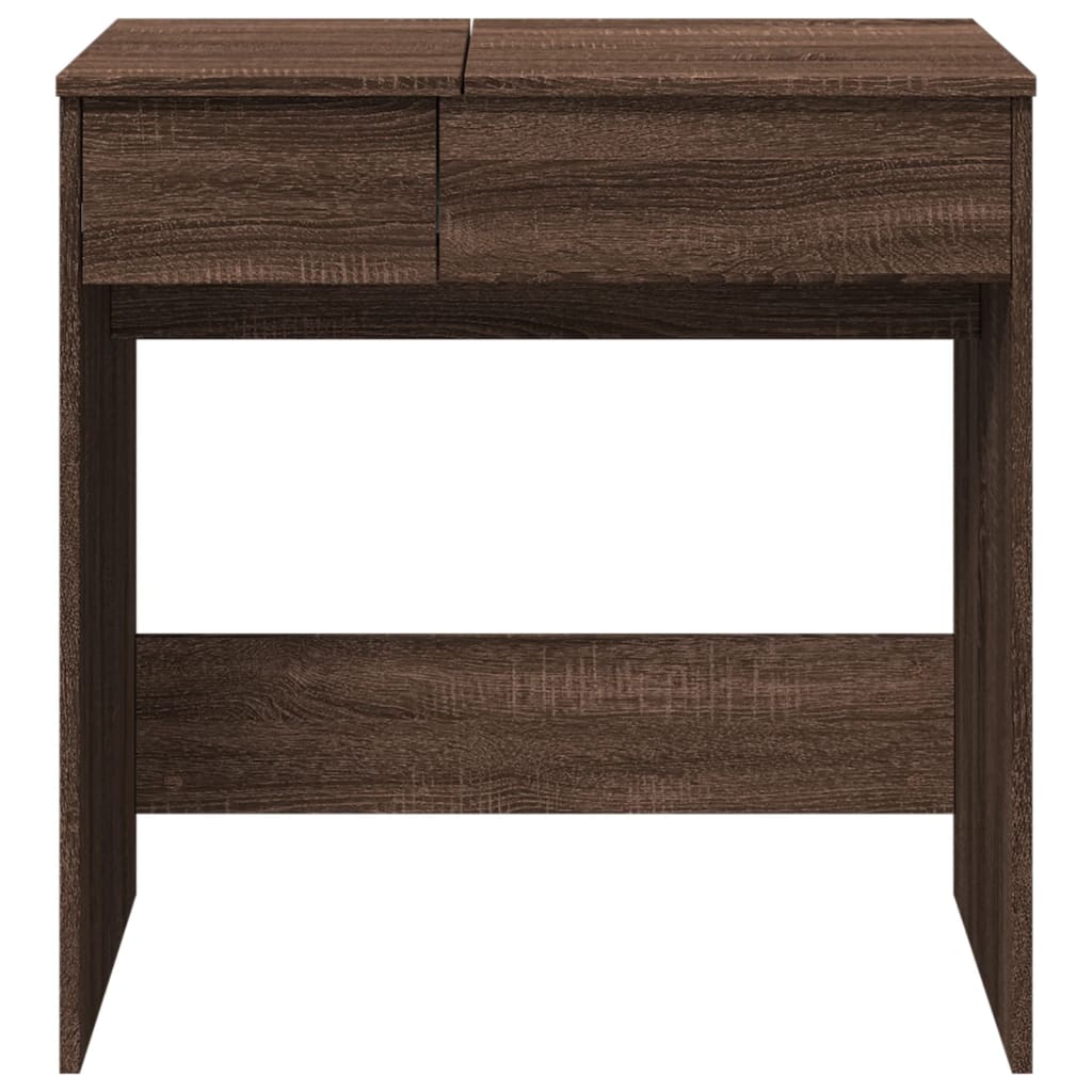 Sminkebord Brun Eik speil 73x46,5x120 cm