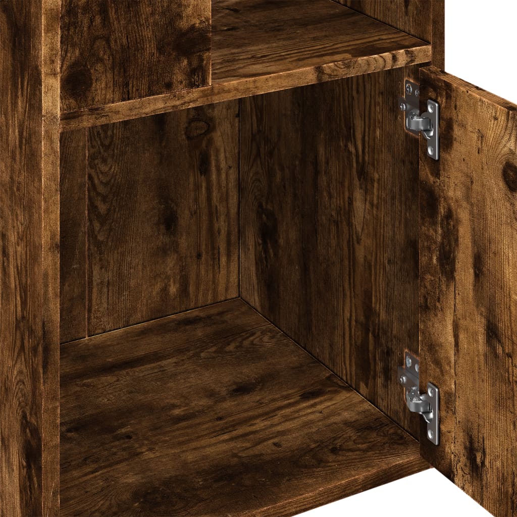 Bokhylle Røkt Eik 40x36x189 cm