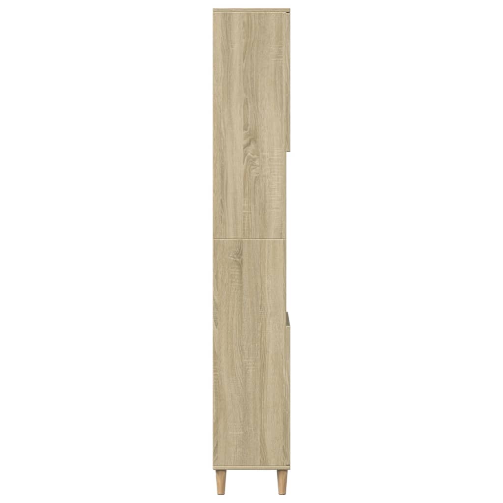 Baderomsskap Sonoma Eik 30x30x190 cm