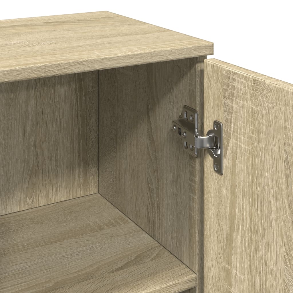 Baderomsskap Sonoma Eik 30x30x190 cm