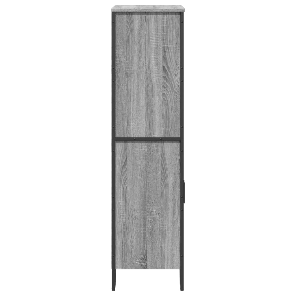 Skap Sonoma Grå 79,5x35,5x137,5 cm