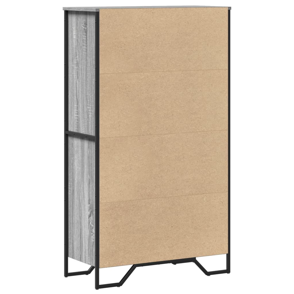 Skap Sonoma Grå 79,5x35,5x137,5 cm