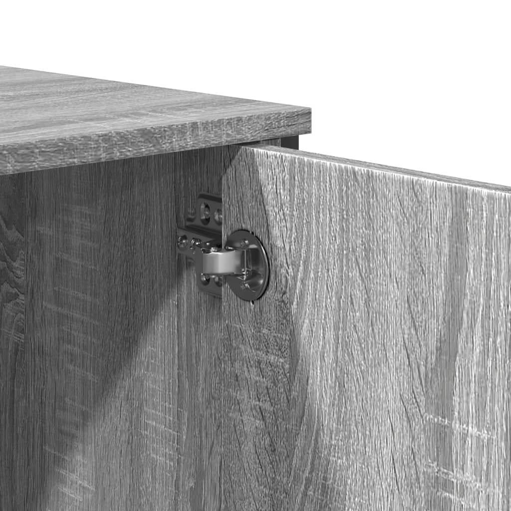 Skap Sonoma Grå 79,5x35,5x137,5 cm