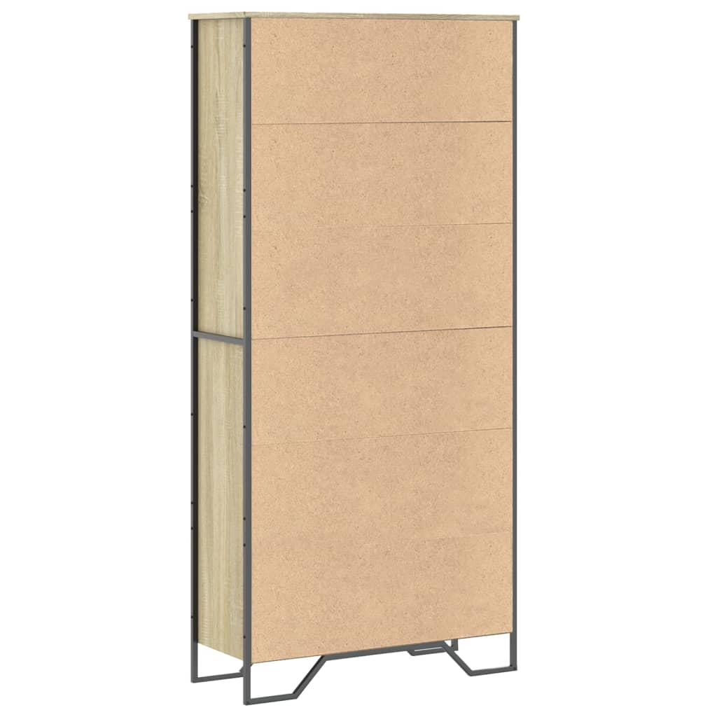 Bokhylle Sonoma Eik 80x31x169 cm