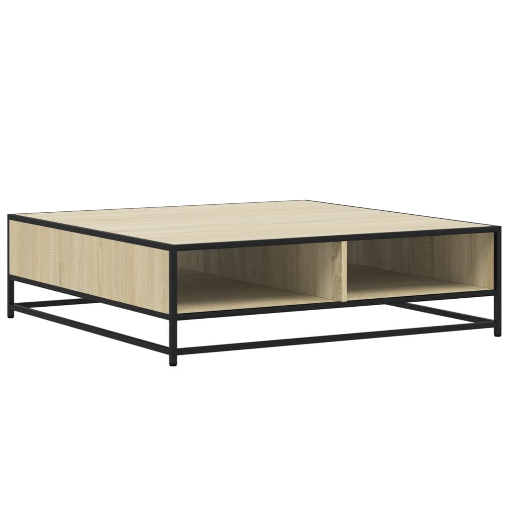 Salongbord Sofabord Sonoma Eik 100x100x30 cm