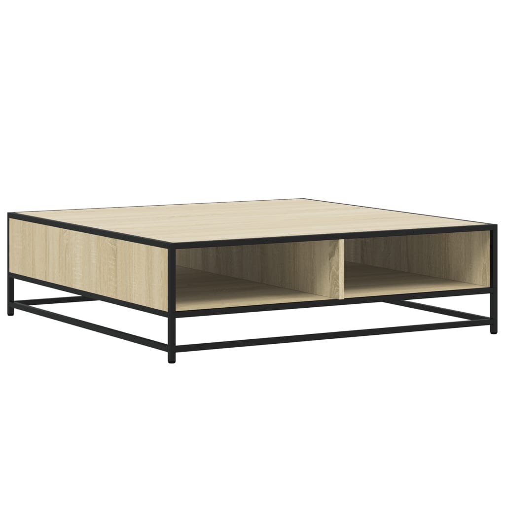 Salongbord Sofabord Sonoma Eik 100x100x30 cm