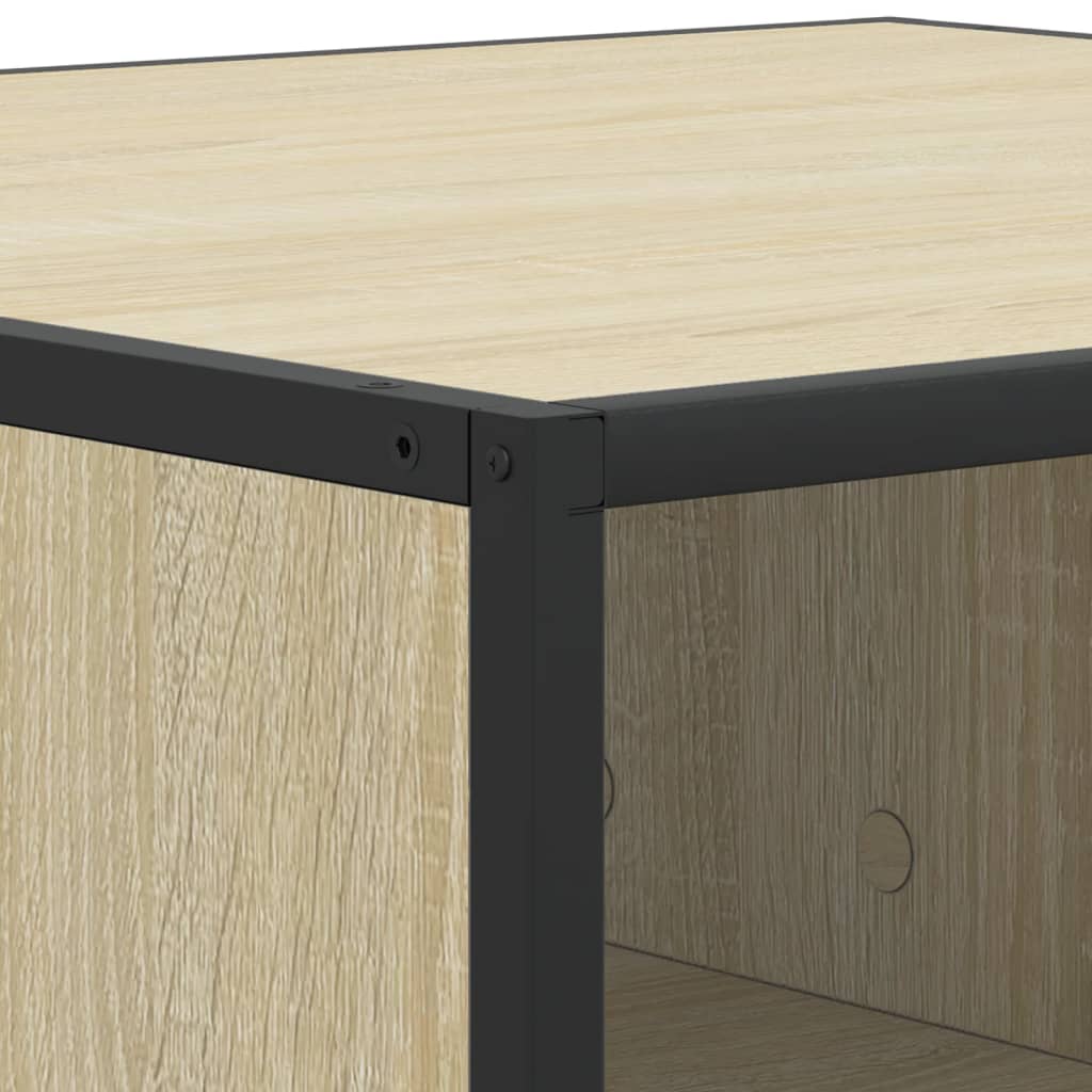 Salongbord Sofabord Sonoma Eik 100x100x30 cm
