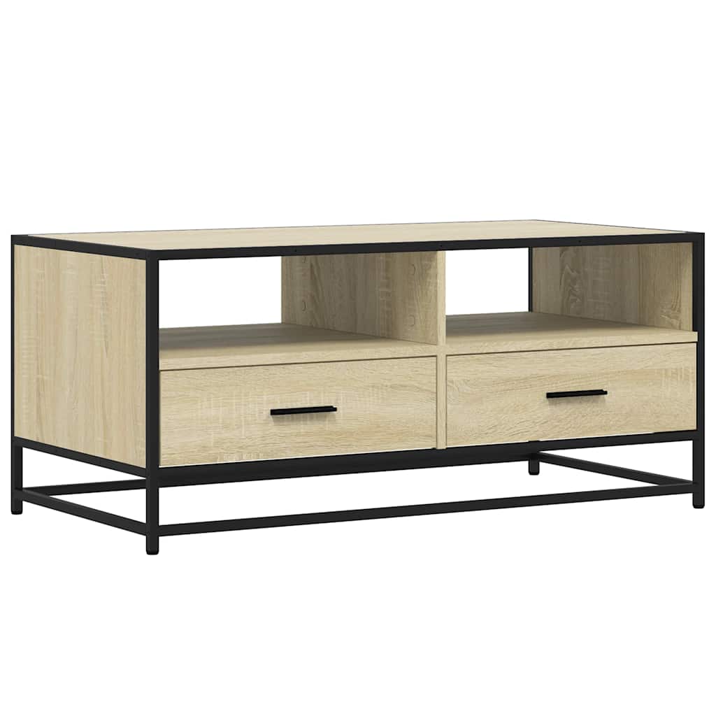 Salongbord Sofabord Sonoma Eik 100x50x45 cm