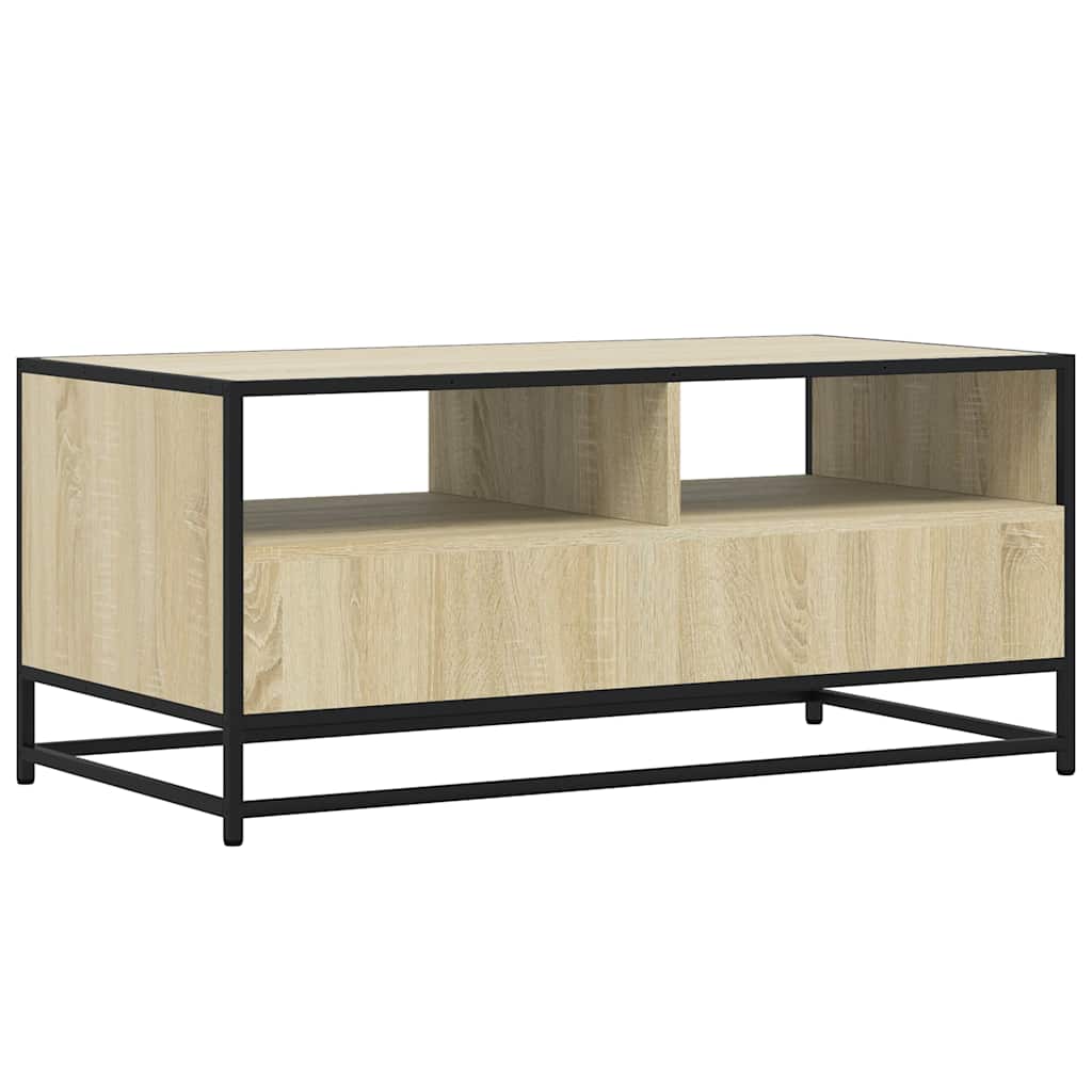 Salongbord Sofabord Sonoma Eik 100x50x45 cm