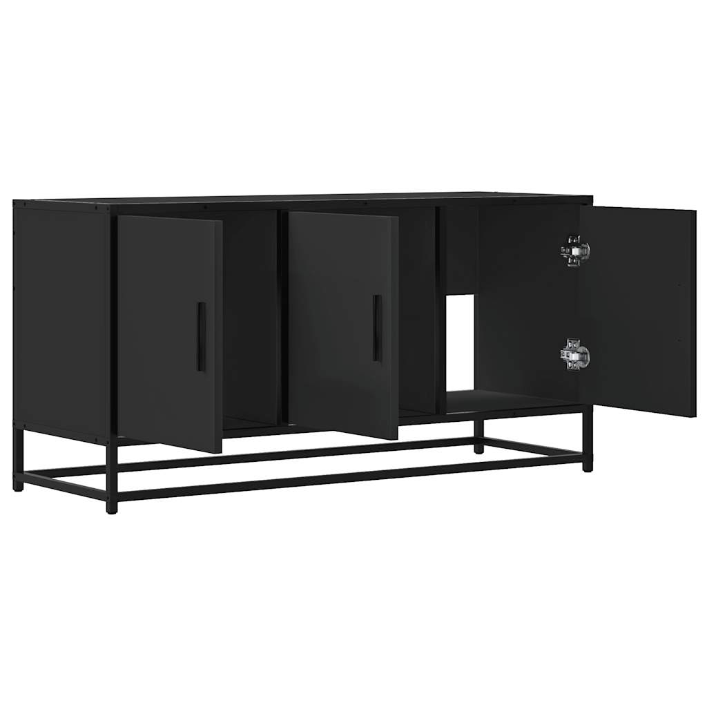 TV-Møbel Svart TV-benk 100x35x50 cm