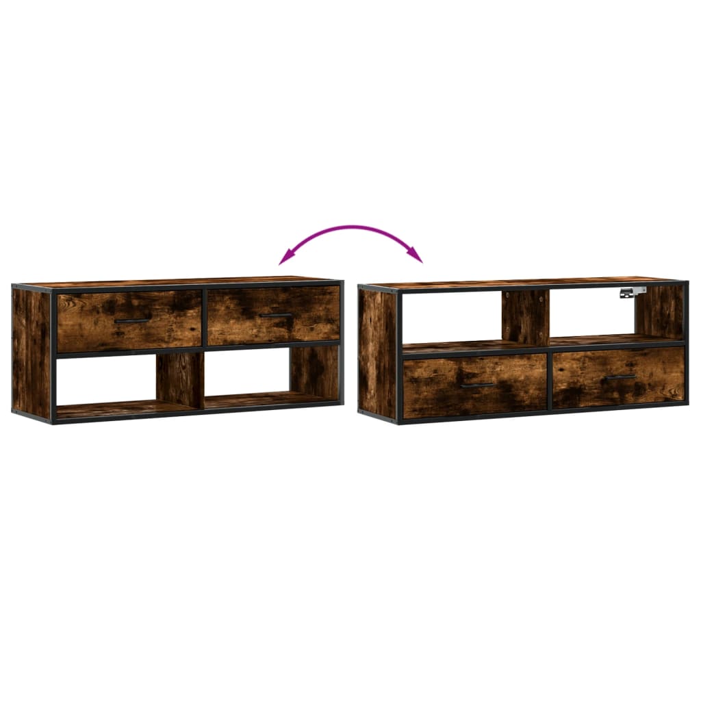 TV-Møbel Røkt EikTV-benk 100x31x39,5 cm