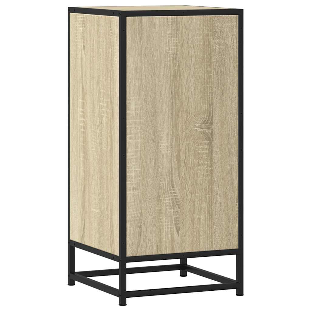 Skjenk Sonoma Eik 35,5x35x76 cm og metall