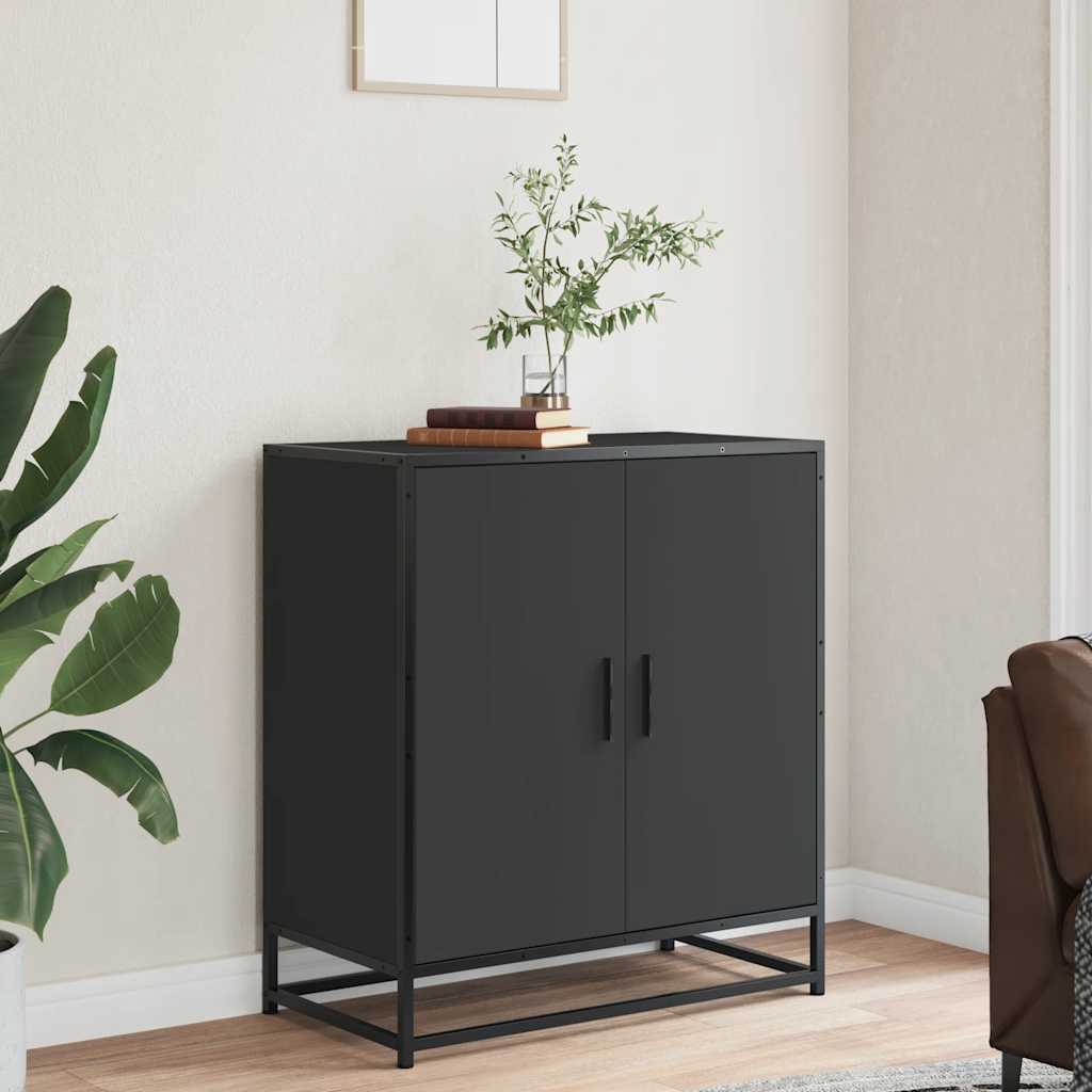 Skjenk Svart 68x35x76 cm