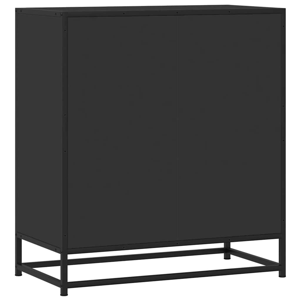 Skjenk Svart 68x35x76 cm