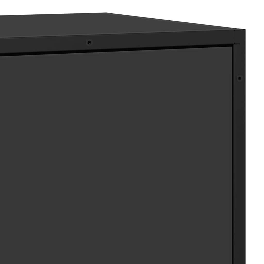 Skjenk Svart 68x35x76 cm