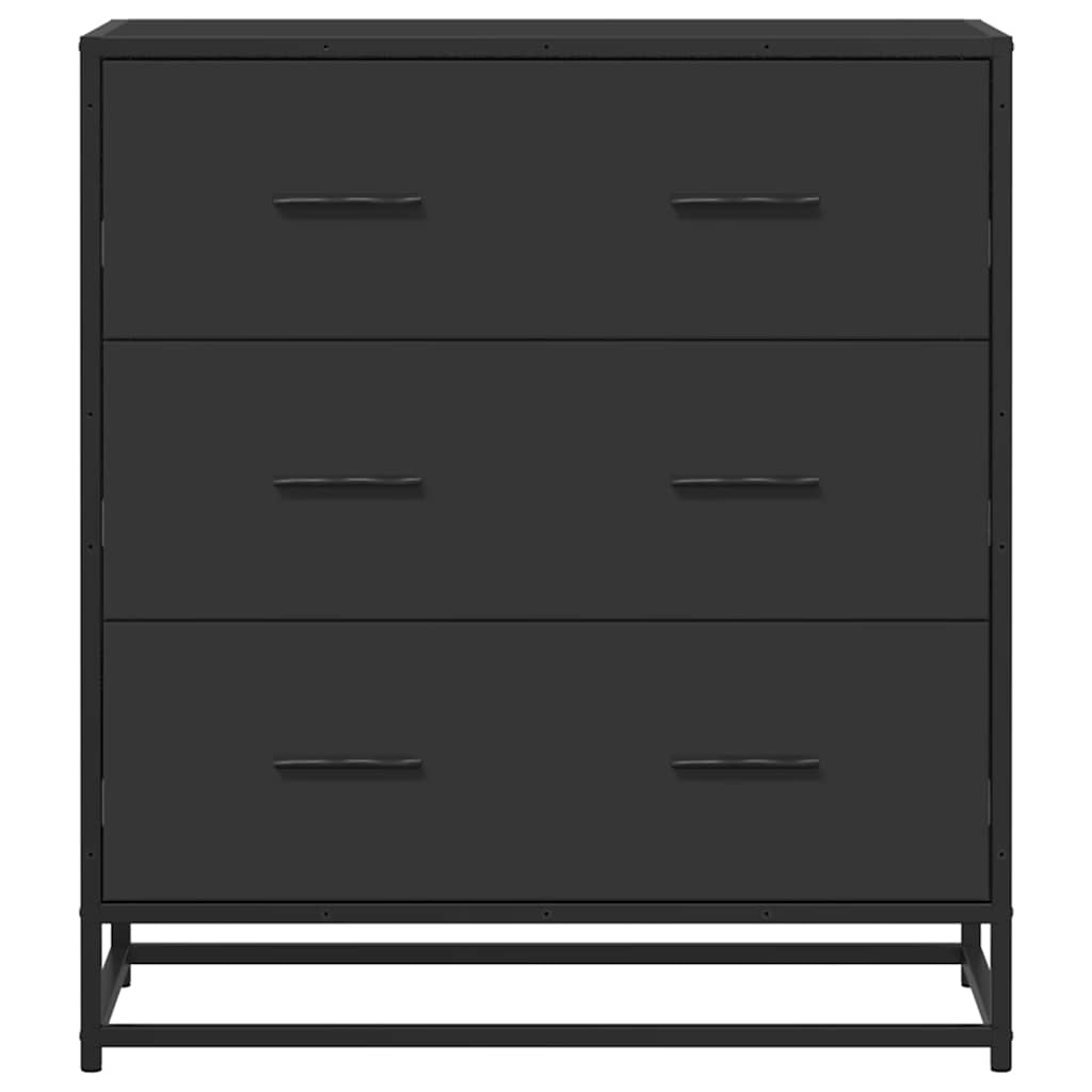 Skjenk Svart 68x35x76 cm