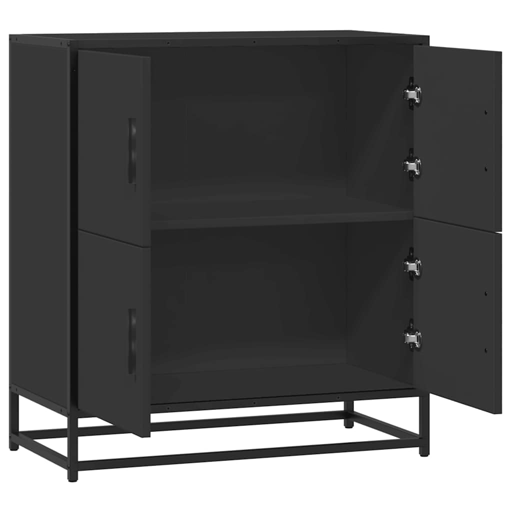 Skjenk Svart 68x35x76 cm