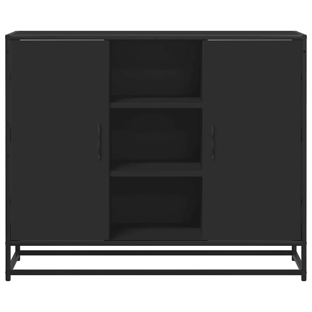 Skjenk Svart 92x35x76 cm