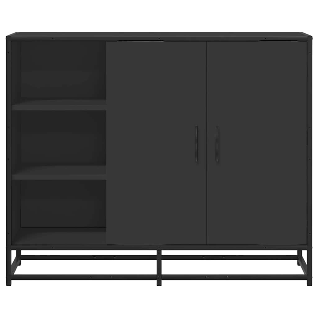 Skjenk Svart 92x35x76 cm