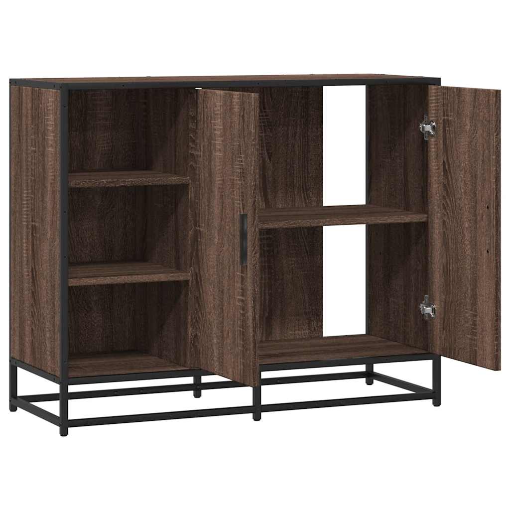 Skjenk Brun Eik 92x35x76 cm